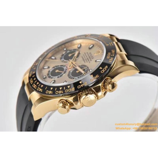 Daytona 116518 40MM YG/RU Gold/Stk Clean DD4130