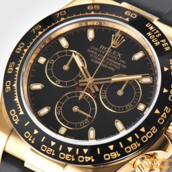 Daytona 116518 40MM YG/RU Black/Stk Clean DD4130
