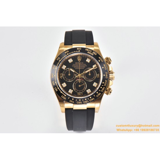 Daytona 116518 40MM YG/RU Black/Dia Clean DD4130