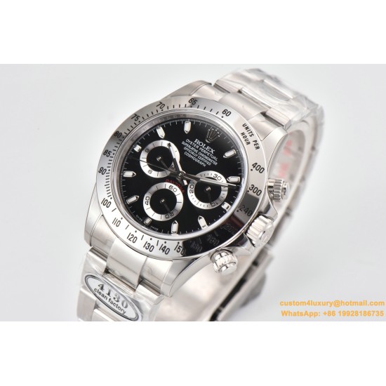 Daytona 116520 40mm SS/SS Black Dial Clean DD4130