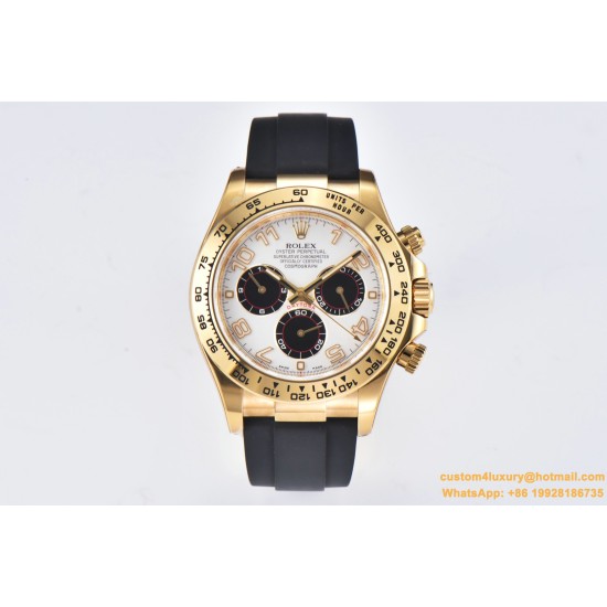 Daytona 116518 40MM YG/RU White/Num Clean DD4130