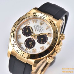 Daytona 116518 40MM YG/RU White/Num Clean DD4130