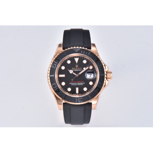 Yacht-Master 126655 40mm RG/RU Black/Dot Clean VR3235