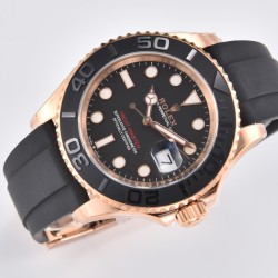 Yacht-Master 126655 40mm RG/RU Black/Dot Clean VR3235