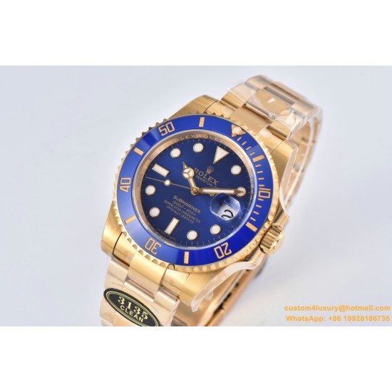 Submariner 116618 LB 40mm 904L YG/SS Blue Dial Clean VS3135