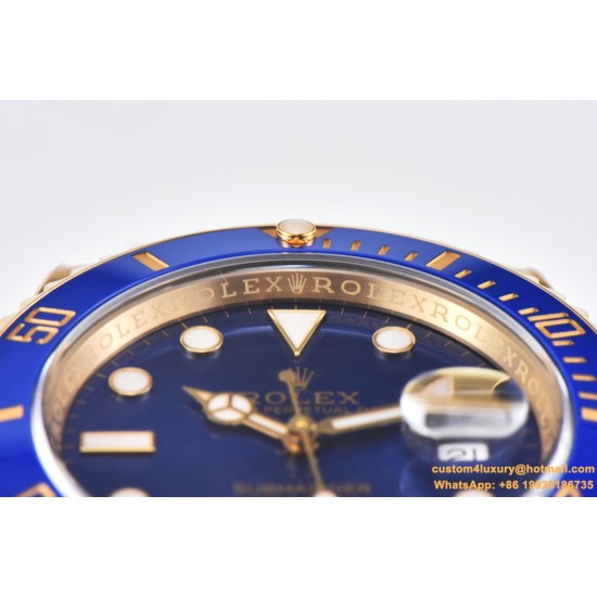 Submariner 116618 LB 40mm 904L YG/SS Blue Dial Clean VS3135