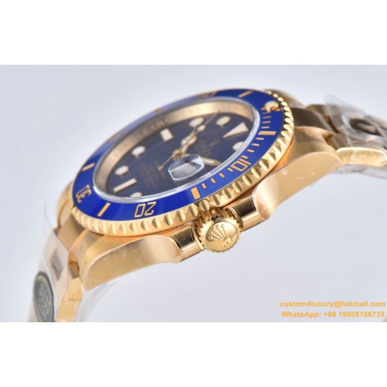 Submariner 116618 LB 40mm 904L YG/SS Blue Dial Clean VS3135