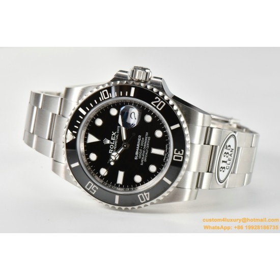 Submariner 116610LN 904L SS/SS Black Clean VS3135