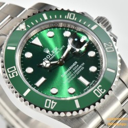 Submariner 116610LV Hulk 40mm SS/SS Green Dial Clean VS3135