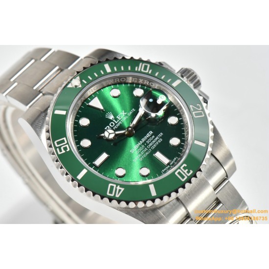 Submariner 116610LV Hulk 40mm SS/SS Green Dial Clean VS3135