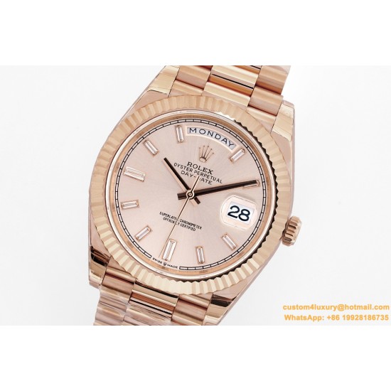 DayDate 228235 40mm RG/RG Gold/Stk EWF(JDF) V4 VR3255 (Gain Weight)