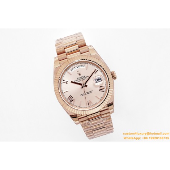 DayDate 228235 40mm RG/RG Rose Gold/Rmn EWF(JDF) V4 VR3255 (Gain Weight)