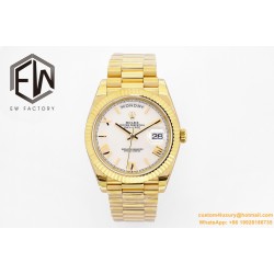 DayDate 40mm YG/YG Silver/Rmn EWF A2836