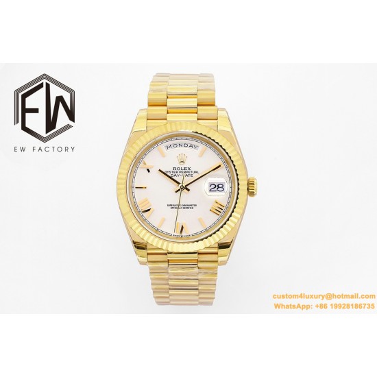 DayDate 40mm YG/YG Silver/Rmn EWF A2836