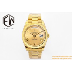 DayDate 40mm YG/YG Gold/Rmn EWF A2836