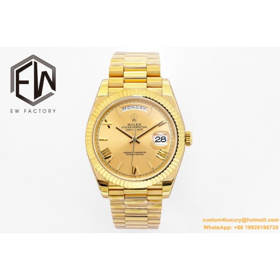 DayDate 40mm YG/YG Gold/Rmn EWF A2836