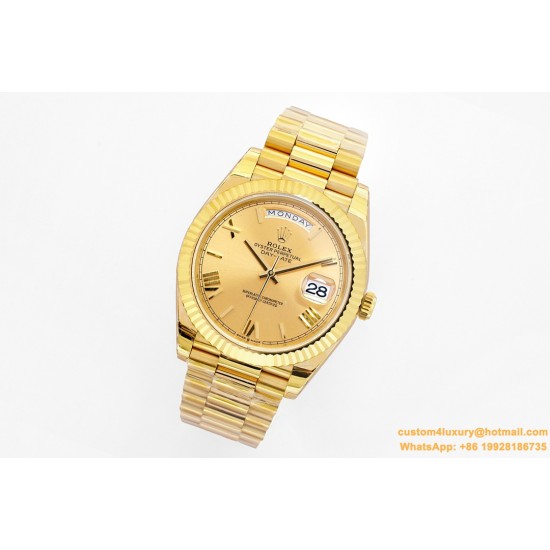 DayDate 40mm YG/YG Gold/Rmn EWF A2836