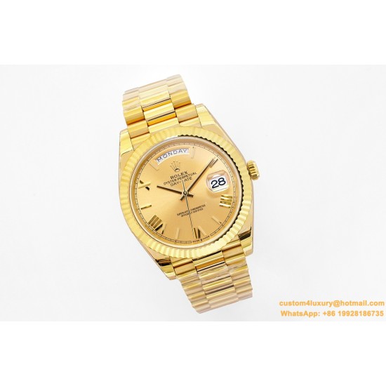 DayDate 40mm YG/YG Gold/Rmn EWF A2836