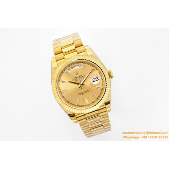 DayDate 40mm YG/YG Gold/Dia EWF A2836