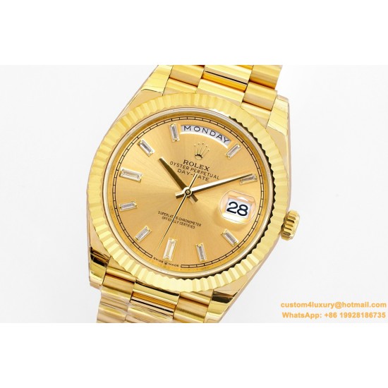 DayDate 40mm YG/YG Gold/Dia EWF A2836