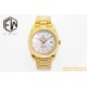 DayDate 40mm YG/YG Silver Textured Dial EWF A2836