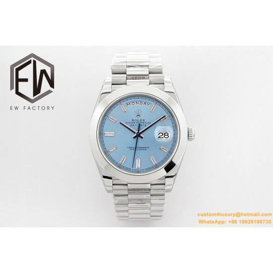 DayDate 40mm SS/SS Blue/Dia EWF A2836