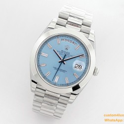DayDate 40mm SS/SS Blue/Dia EWF A2836