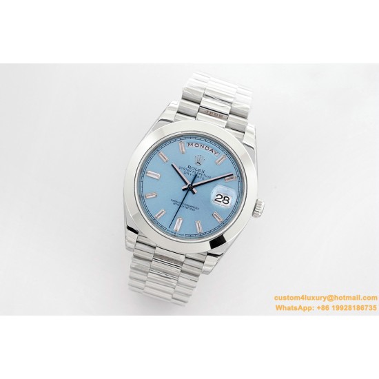 DayDate 40mm SS/SS Blue/Dia EWF A2836