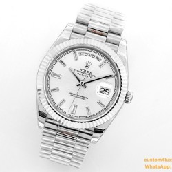 DayDate 40mm SS/SS Silver/Stk EWF A2836