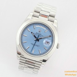 DayDate 40mm SS/SS Blue Textured Dial EWF A2836