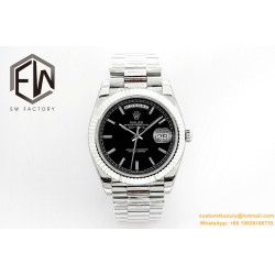 DayDate 40mm SS/SS Black/Stk EWF A2836