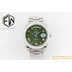 DayDate 40mm SS/SS Green/Rmn EWF A2836