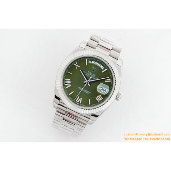 DayDate 40mm SS/SS Green/Rmn EWF A2836