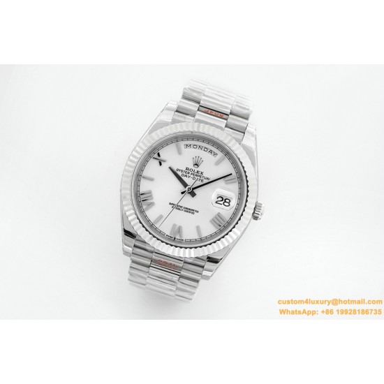 DayDate 40mm SS/SS White/Rmn EWF A2836