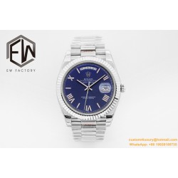 DayDate 40mm SS/SS Blue/Rmn EWF A2836