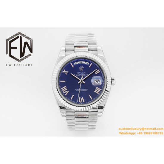 DayDate 40mm SS/SS Blue/Rmn EWF A2836