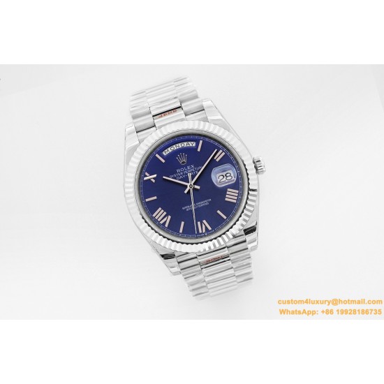 DayDate 40mm SS/SS Blue/Rmn EWF A2836