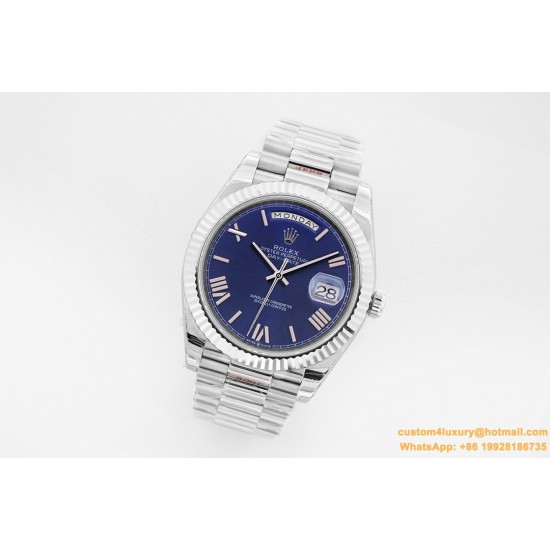 DayDate 40mm SS/SS Blue/Rmn EWF A2836