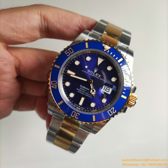 Submariner 126613LB 41MM 904L Blue/Dot YG/SS VSF VS3235