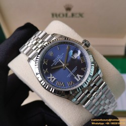 Datejust 126234 36mm Jub SS/SS Blue/Rmn EWF(GDF) SH3235