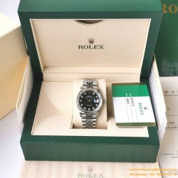 Datejust 126234 36mm Jub SS/SS Black/Dia EWF(JQF) VR3235
