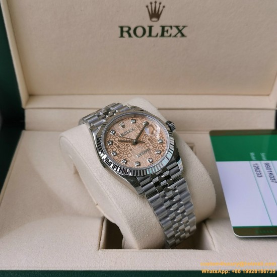 Datejust 126234 36mm Jub SS/SS Textured EWF(GDF) VS3235