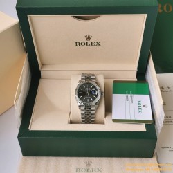 Datejust 126234 36mm Jub SS/SS Grey/Stk EWF(JQF) VR3235