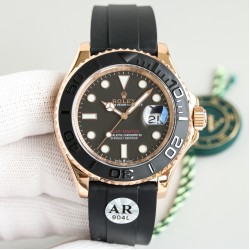 Yacht-Master 126655 40mm RG/RU Black/Dot ARF VR3235(Tungsten Heavy Version)