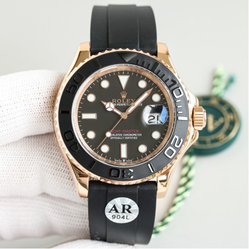 Yacht-Master 126655 40mm RG/RU Black/Dot ARF VR3235(Tungsten Heavy Version)