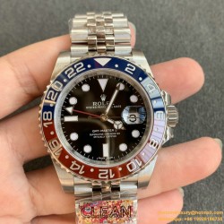 GMT II 126710 Pepsi Jub 40mm SS/SS Black Clean V3 DD3285 Super Clone