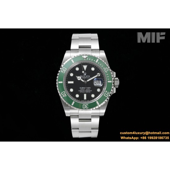Submariner 126610LV 41MM 904L SS/SS Green Bezel MIF VR3235
