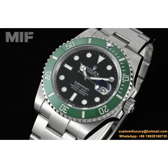 Submariner 126610LV 41MM 904L SS/SS Green Bezel MIF VR3235