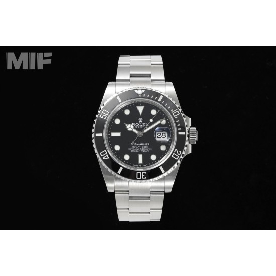 Submariner 126610LN 41MM 904L SS/SS Black Bezel MIF VR3235