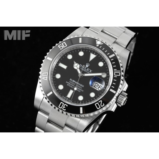 Submariner 126610LN 41MM 904L SS/SS Black Bezel MIF VR3235